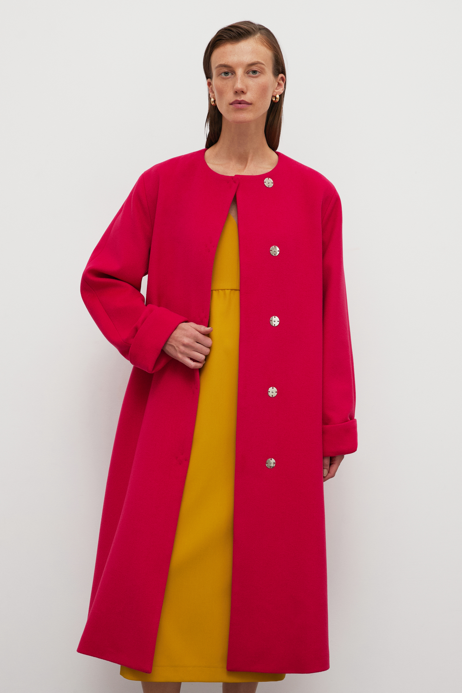 

Пальто женское H&M 1111496002 зеленое 2XL (доставка из-за рубежа), Розовый, FAC51047