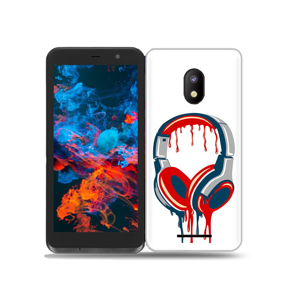 

Чехол MyPads Tocco для BQ 5045L Wallet не делай громко, Прозрачный, Tocco