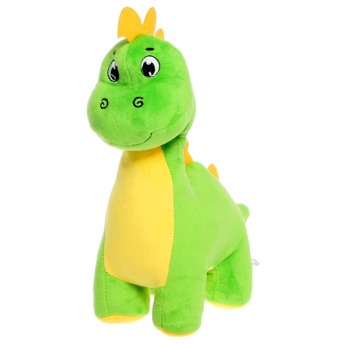 фото Мягкая игрушка «динозавр дино» цвет зеленый, 33 см прима тойс