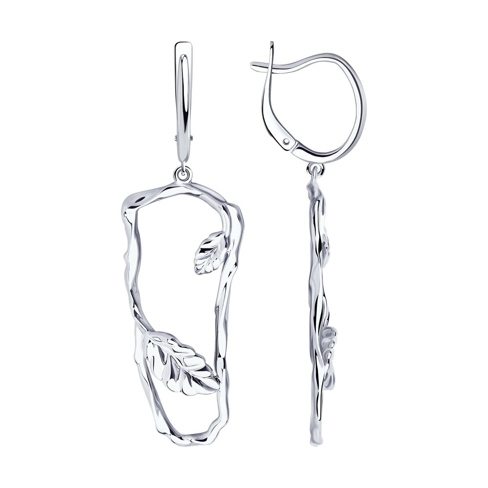

Серьги женские из серебра SOKOLOV 94024426, без вставки, 94024426