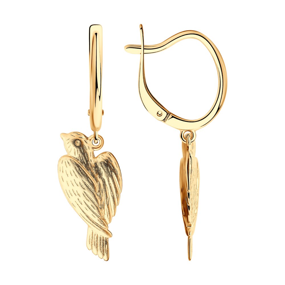 

Серьги женские из серебра SOKOLOV 93021107, без вставки, 93021107