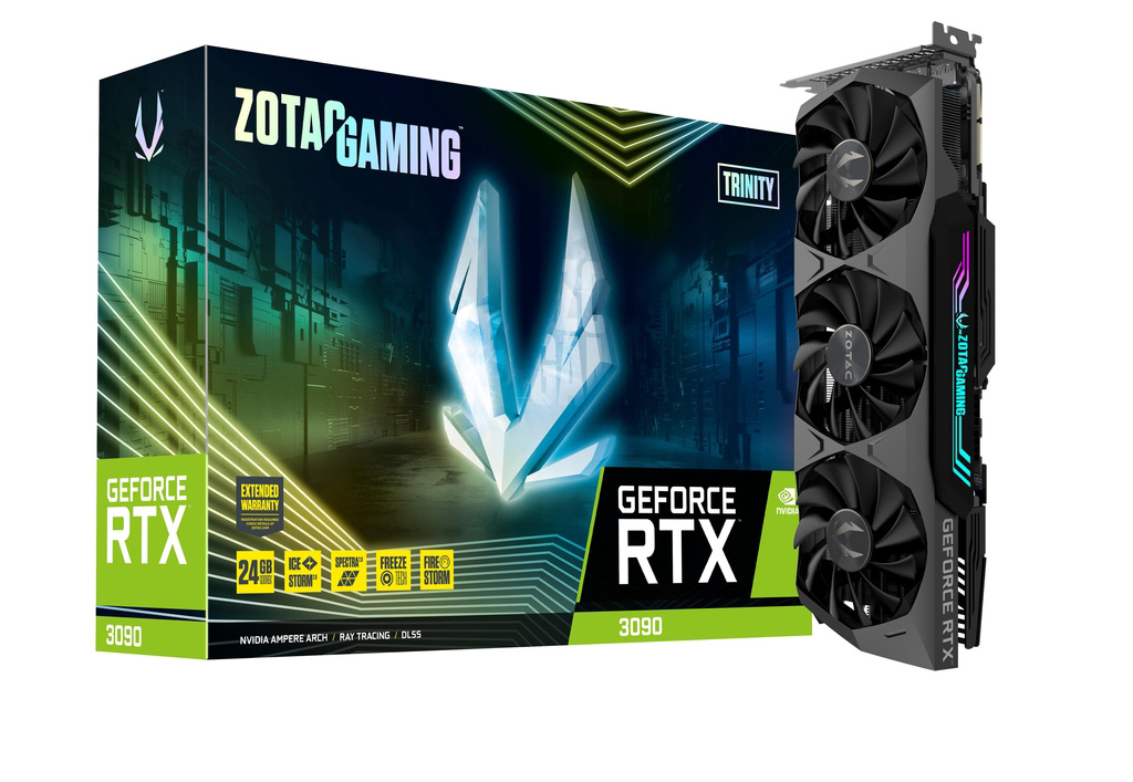 фото Видеокарта zotac gaming geforce rtx 3090 trinity (zt-a30900d-10p)