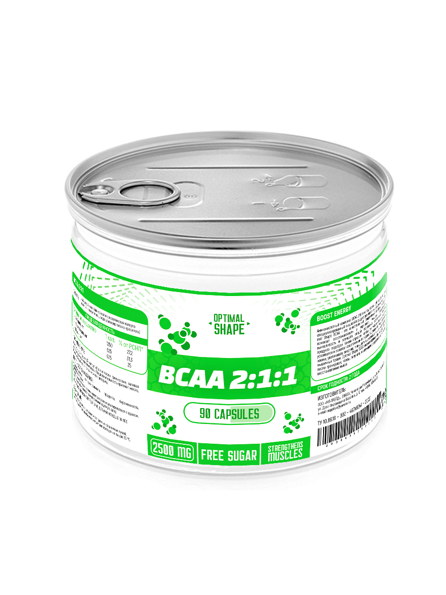 BCAA Optimal Shape Банка 90 капсул