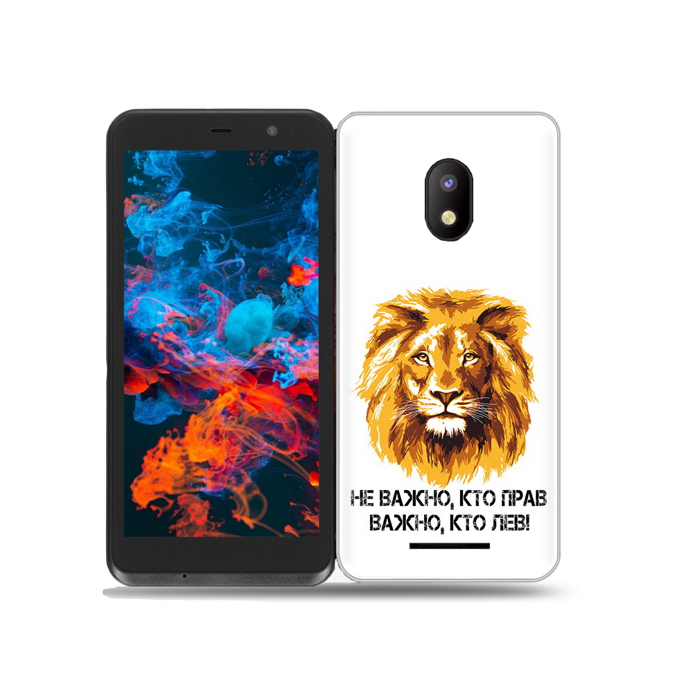 

Чехол MyPads Tocco для BQ 5045L Wallet мудрый лев, Прозрачный, Tocco
