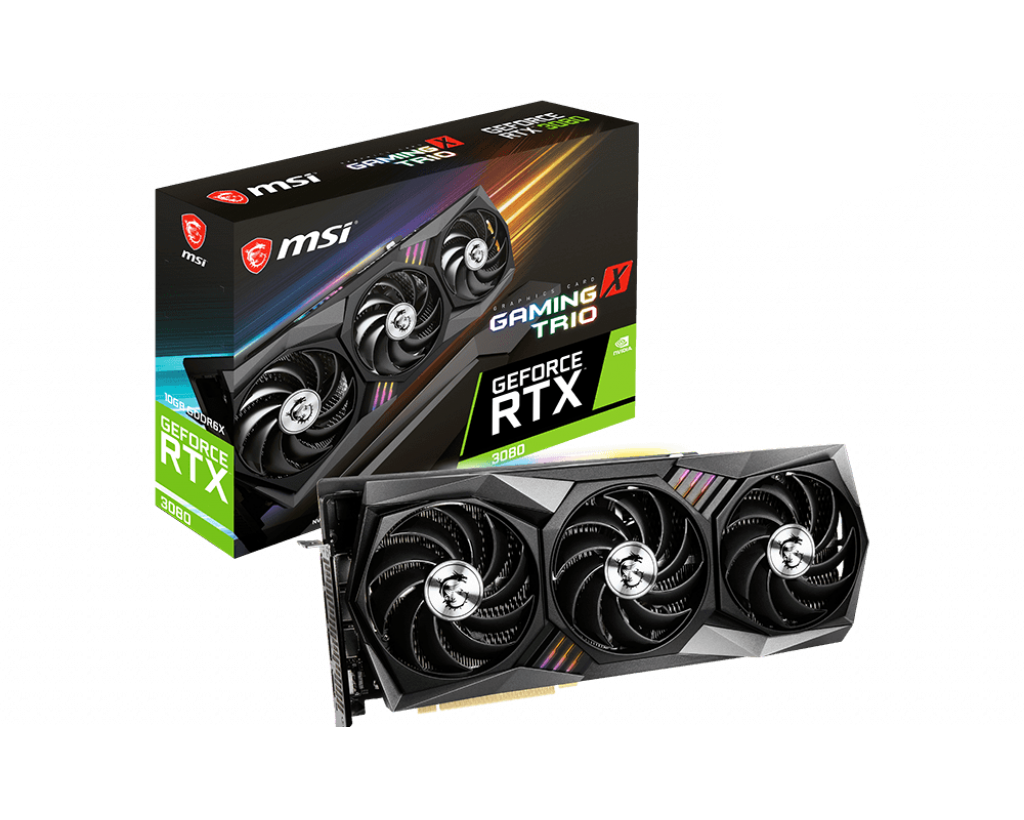 фото Видеокарта msi geforce rtx 3090 gaming x trio (rtx 3090 gaming x trio 24g)