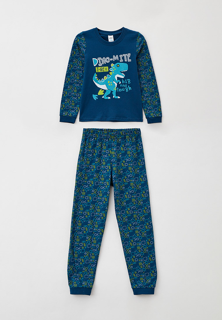 Пижама детская N.O.A. 11178, синий, 152