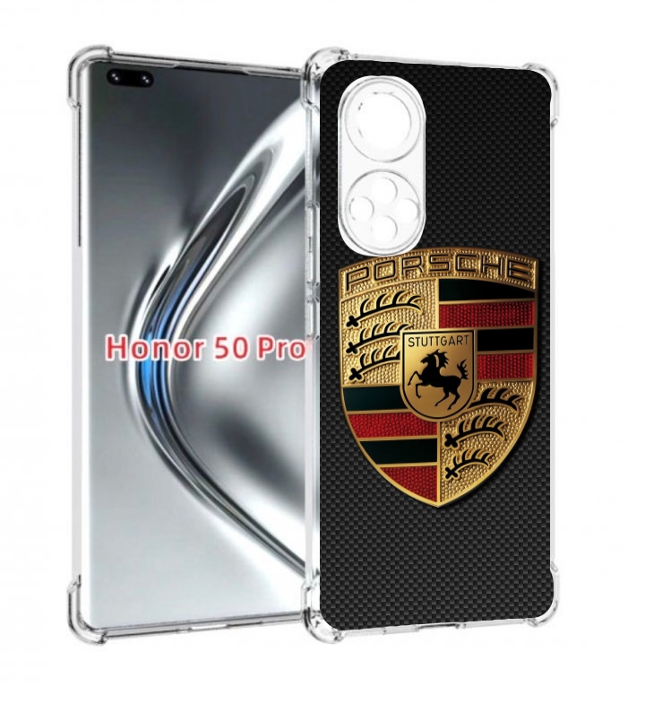 

Чехол бампер MyPads порш porsche 1 для Honor 50 Pro/Nova, Прозрачный, Tocco