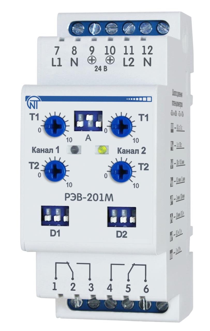Реле времени Новатек-Электро РЭВ 201М 3425601201 циклическое реле времени tdm