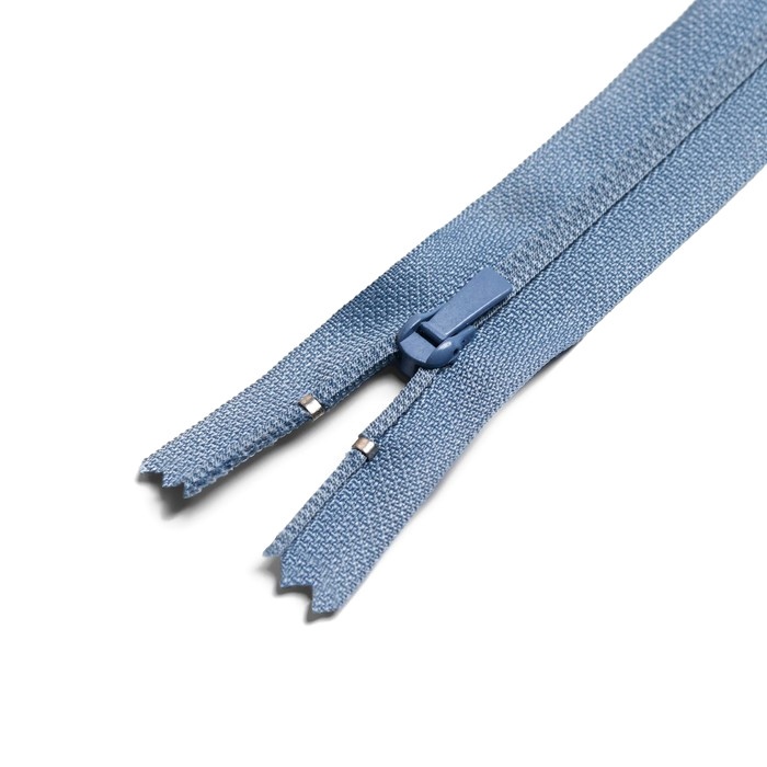 

Молния неразъёмная «Спираль», брючная, №4, замок автомат, 12 см, цвет синий