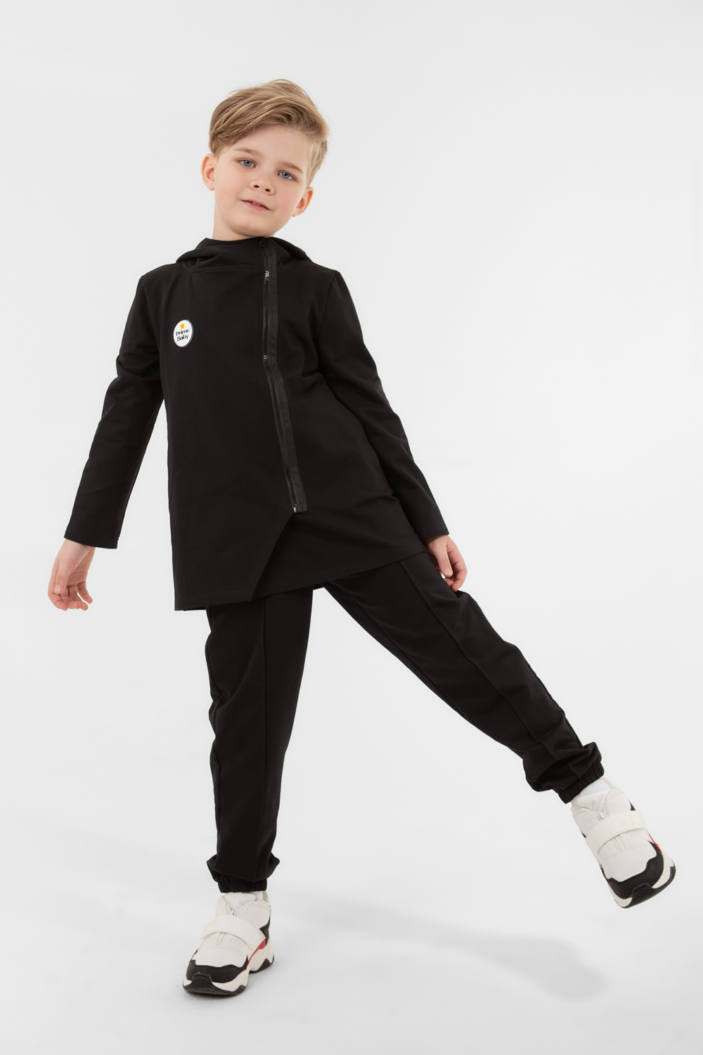 

Брюки детские Prime Baby PBB01102BLK01, черный, 122, PBB01102BLK01