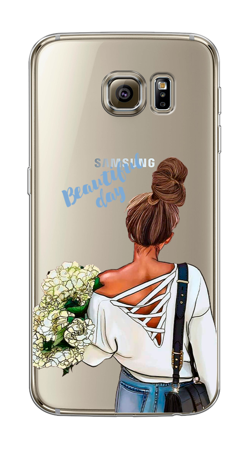 

Чехол Awog на Samsung Galaxy S6 edge "Beautiful day vector", Коричневый;белый;зеленый, 24450-6