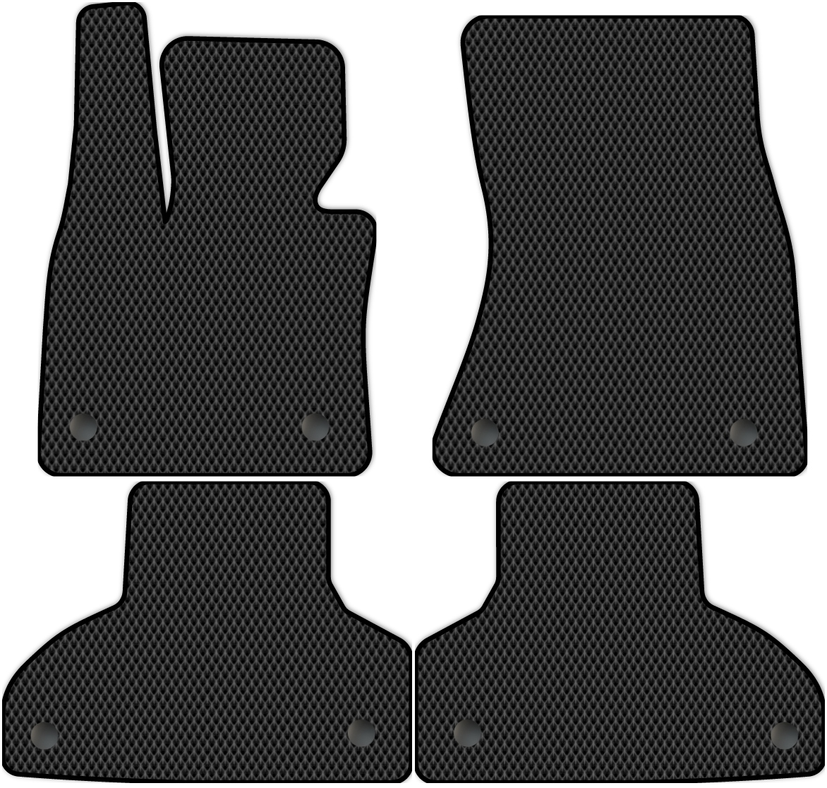 

Коврики ЭВА в салон для BMW X5 3 (F15) 2013 - 2018, 4 шт. черный, 1321-S4YL-H