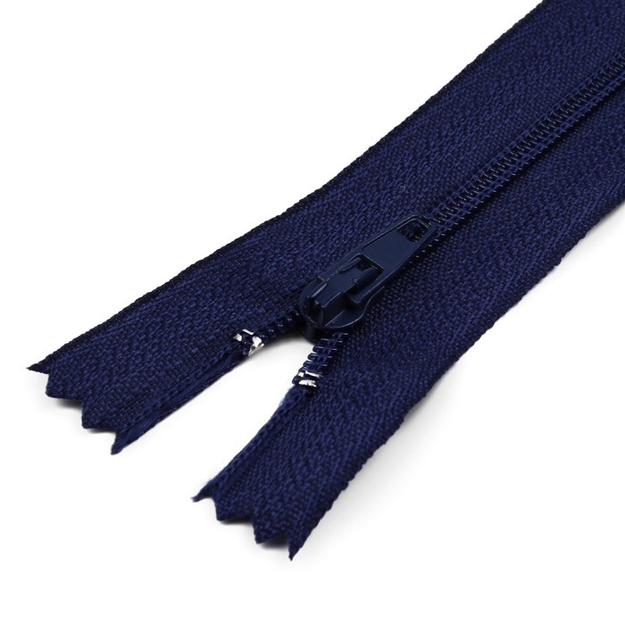 

Молния «Спираль», №3, неразъёмная, 30 см, цвет тёмно-синий