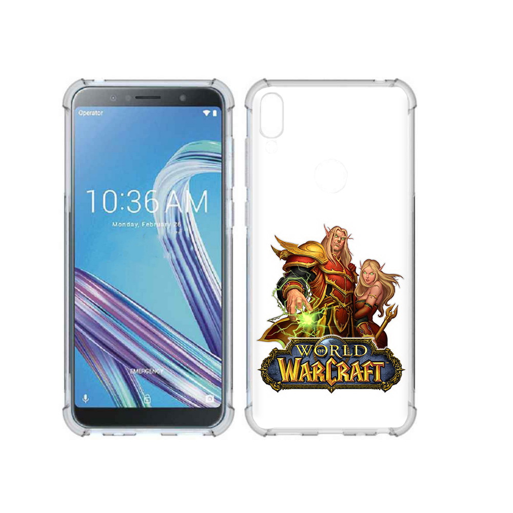 

Чехол MyPads Tocco для Asus ZenFone Max Pro (ZB602KL) варкрафт2, Прозрачный, Tocco