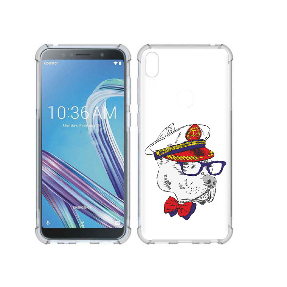 

Чехол MyPads Tocco для Asus ZenFone Max Pro (ZB602KL) бульдог, Прозрачный, Tocco
