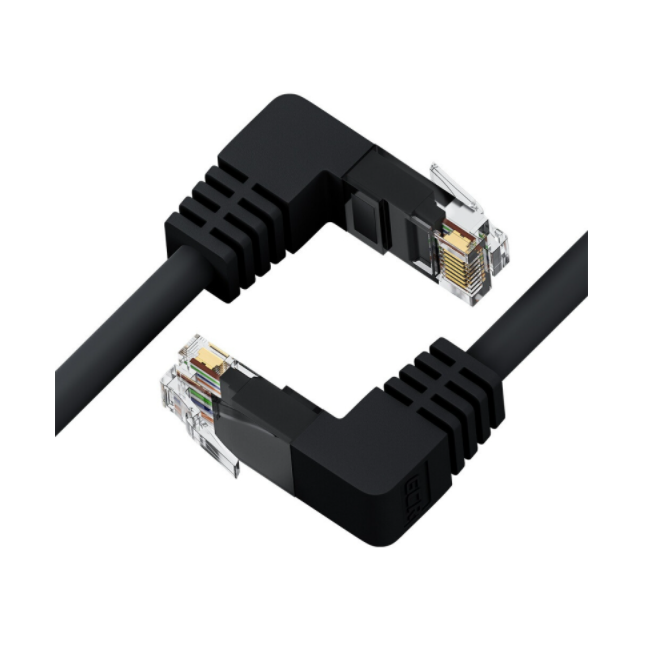 

Патч-корд GCR RJ45-RJ45 вилка-вилка 3м GCR-53964, Черный, GCR-LNC503D2