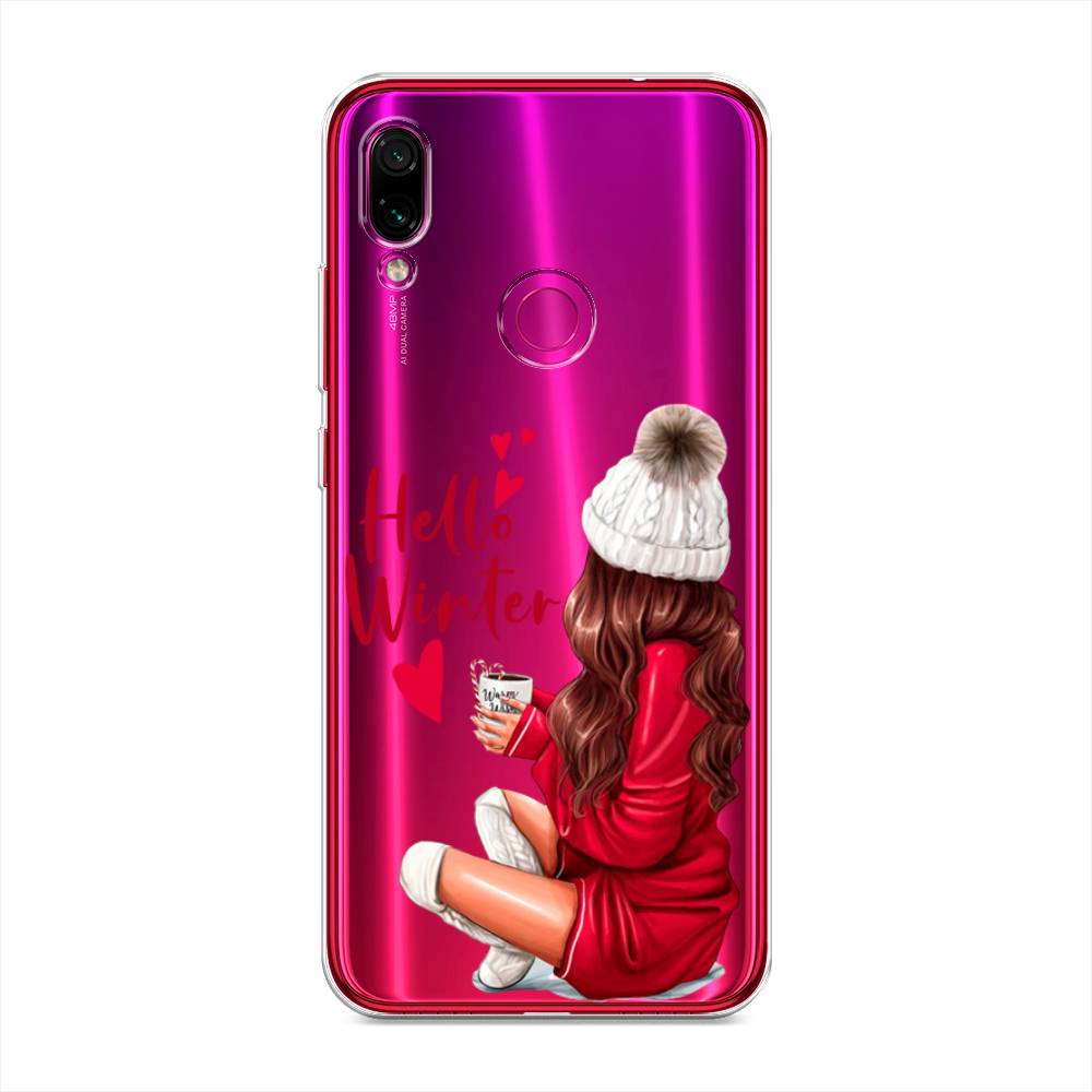 

Чехол для Xiaomi Redmi Note 7 "Hello winter", Красный;белый;коричневый, 34750-5
