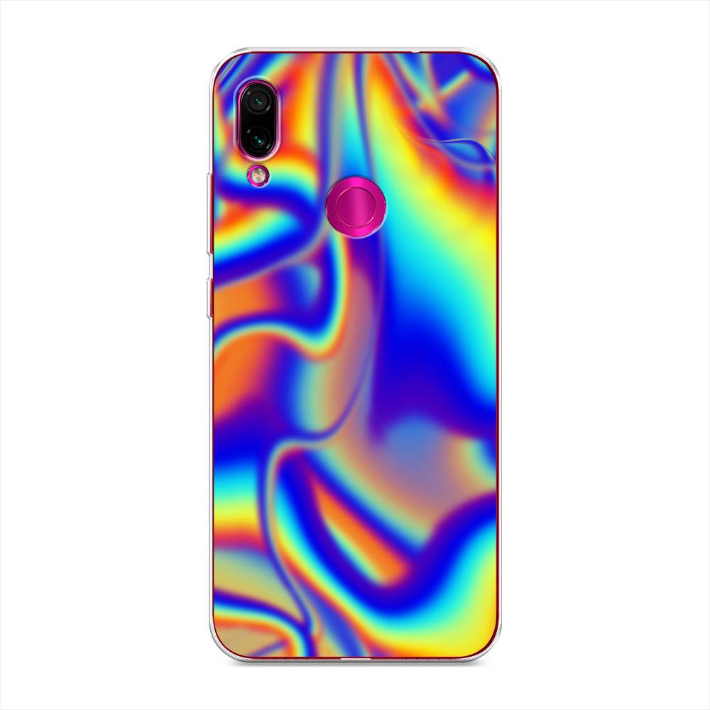 

Чехол на Xiaomi Redmi Note 7 "Яркая голограмма", Разноцветный, 34750-3