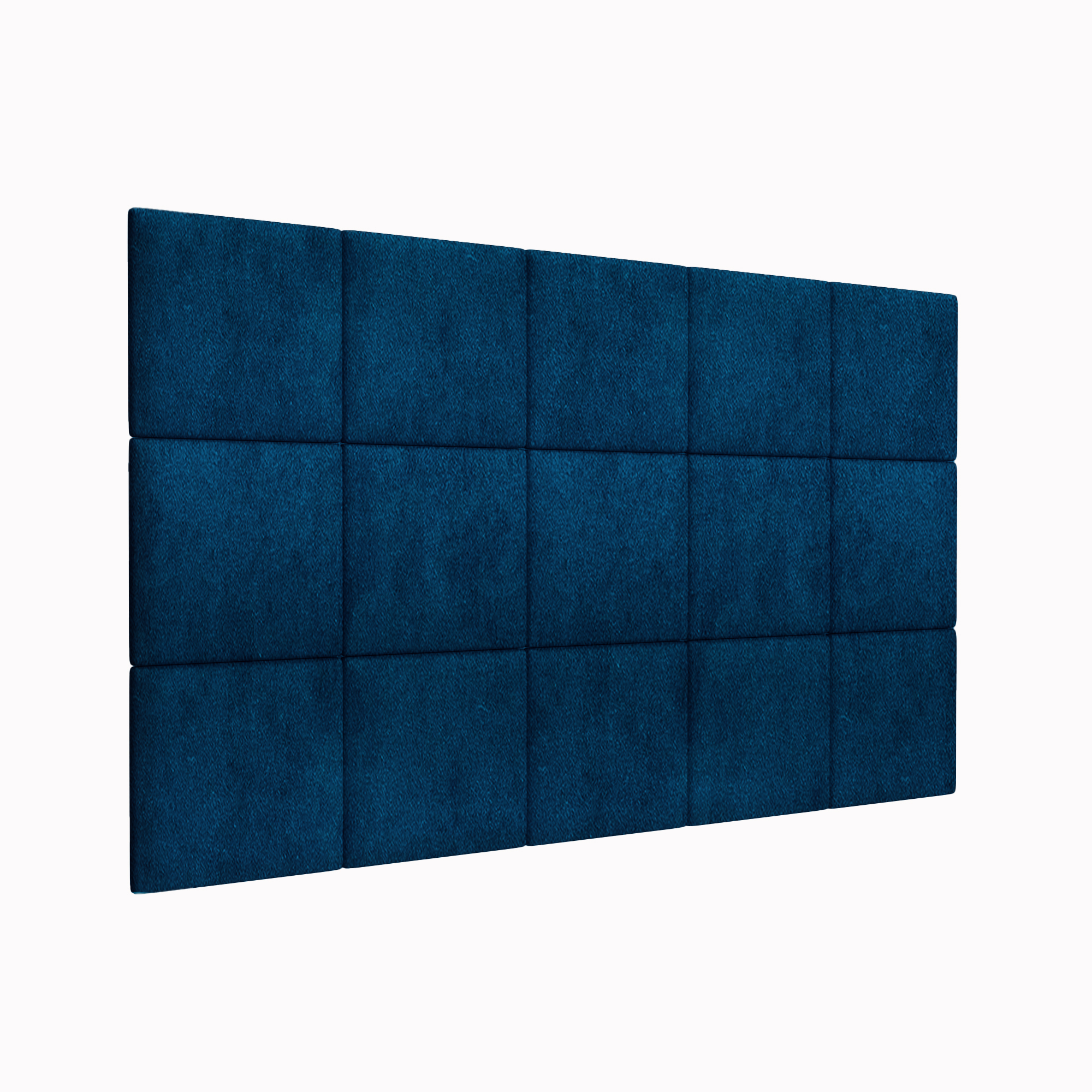 фото Мягкие стеновые панели velour blue 30х30 см 2 шт tartilla