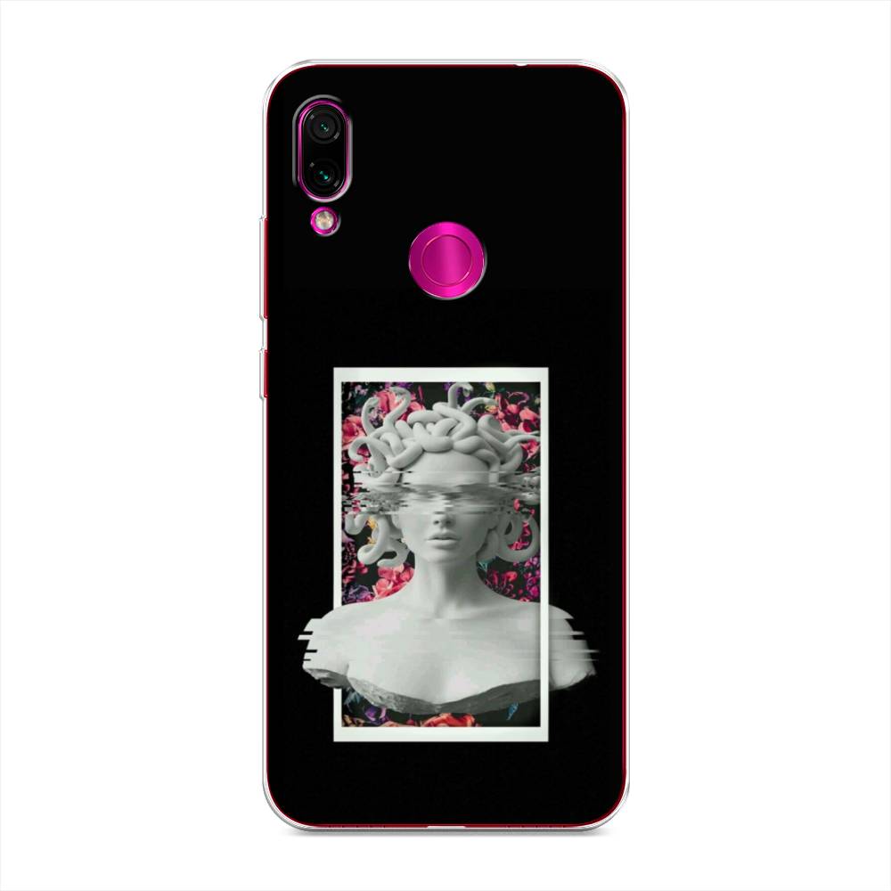 

Чехол на Xiaomi Redmi Note 7 "Web Punk Медуза Горгона", Черный;серый, 34750-6