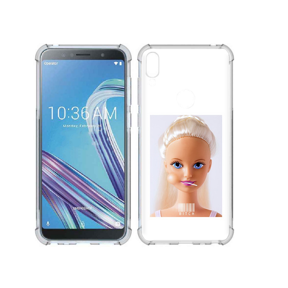 

Чехол MyPads Tocco для Asus ZenFone Max Pro (ZB602KL) барби, Прозрачный, Tocco