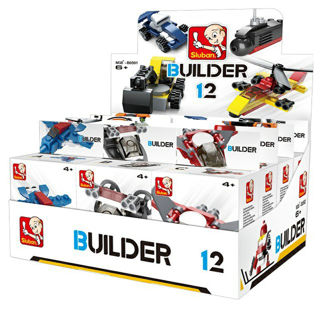 

Набор конструкторов Sluban Builder 12 фигурок