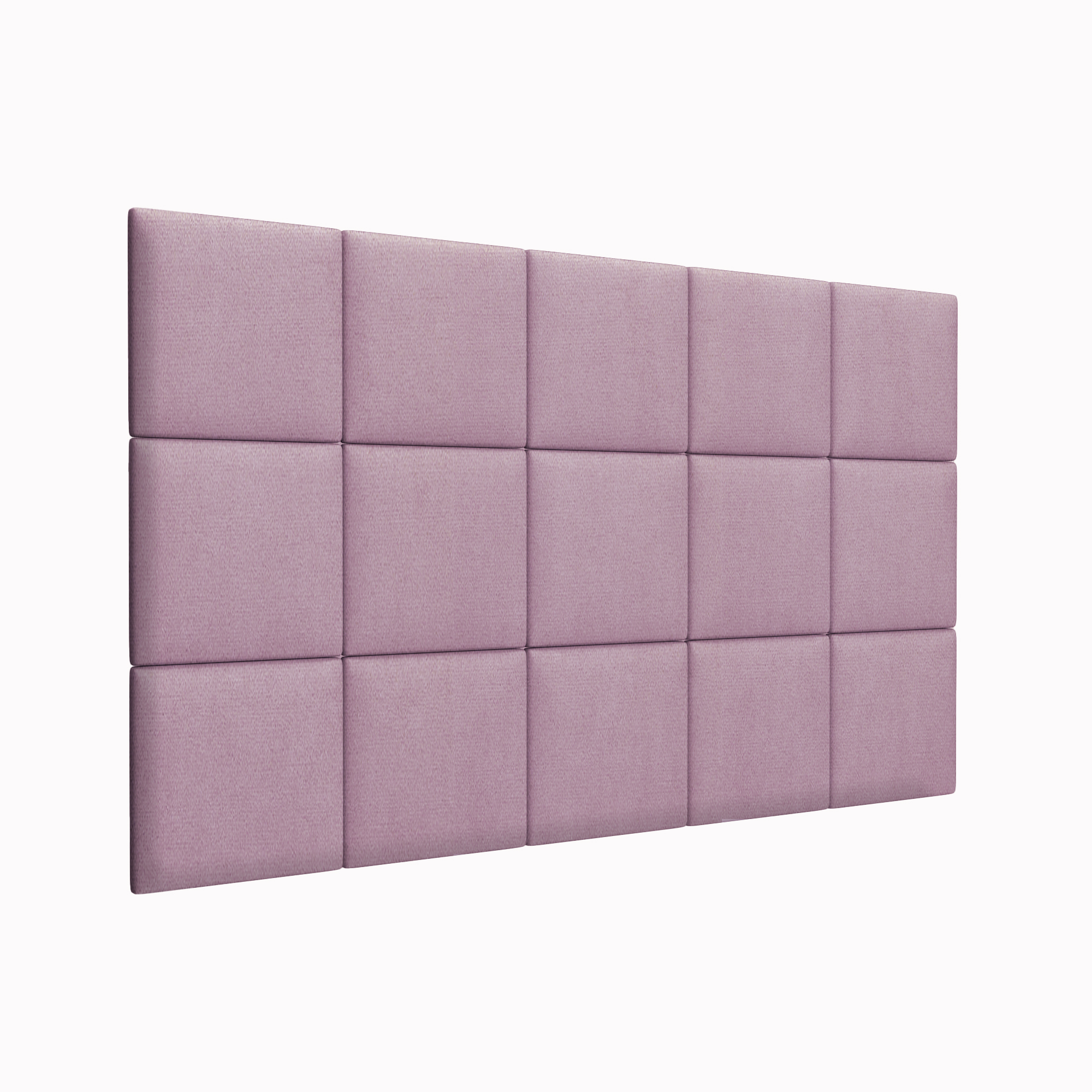 Мягкие стеновые панели Velour Pink 30х30 см 2 шт.