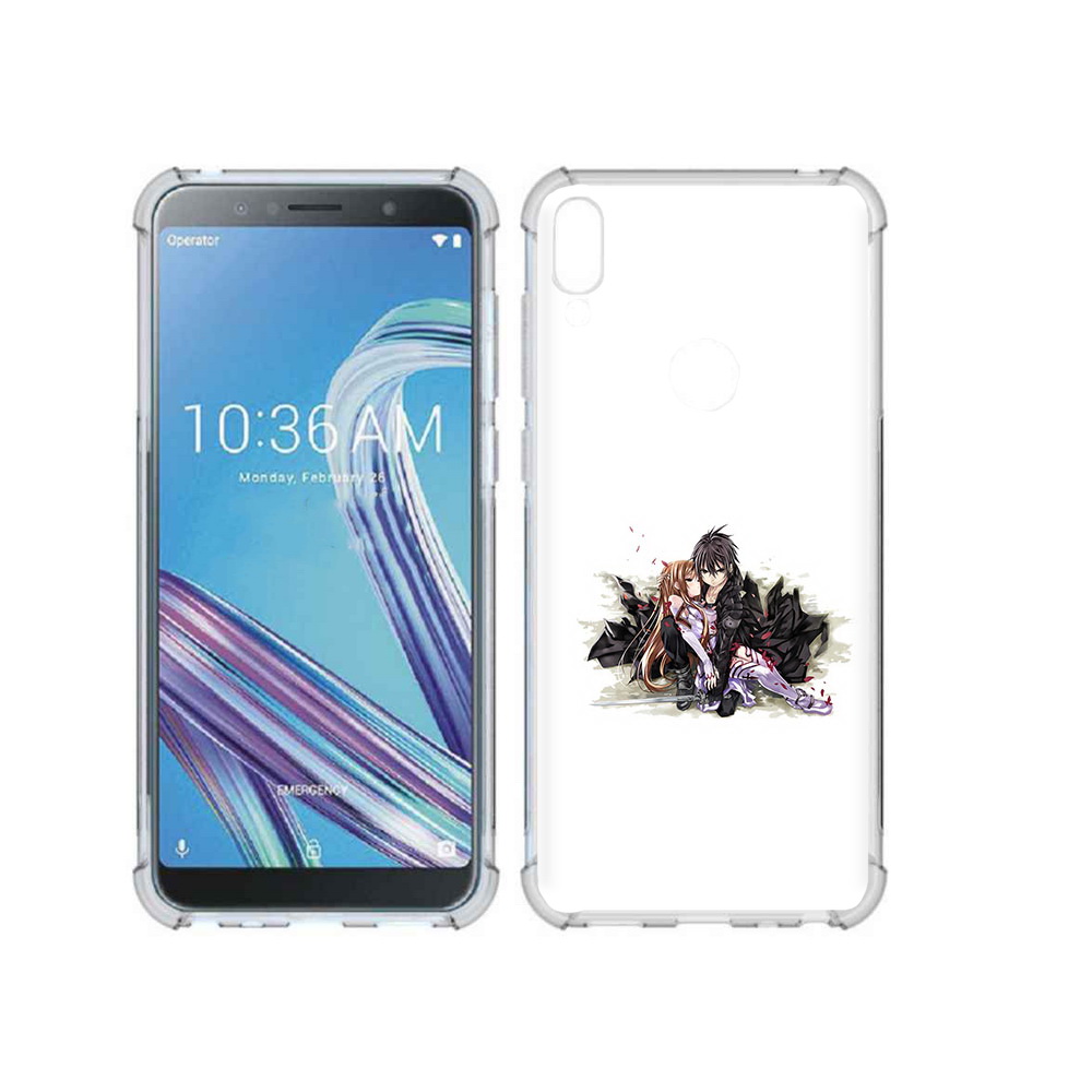 

Чехол MyPads Tocco для Asus ZenFone Max Pro (ZB602KL) аниме асуна, Прозрачный, Tocco
