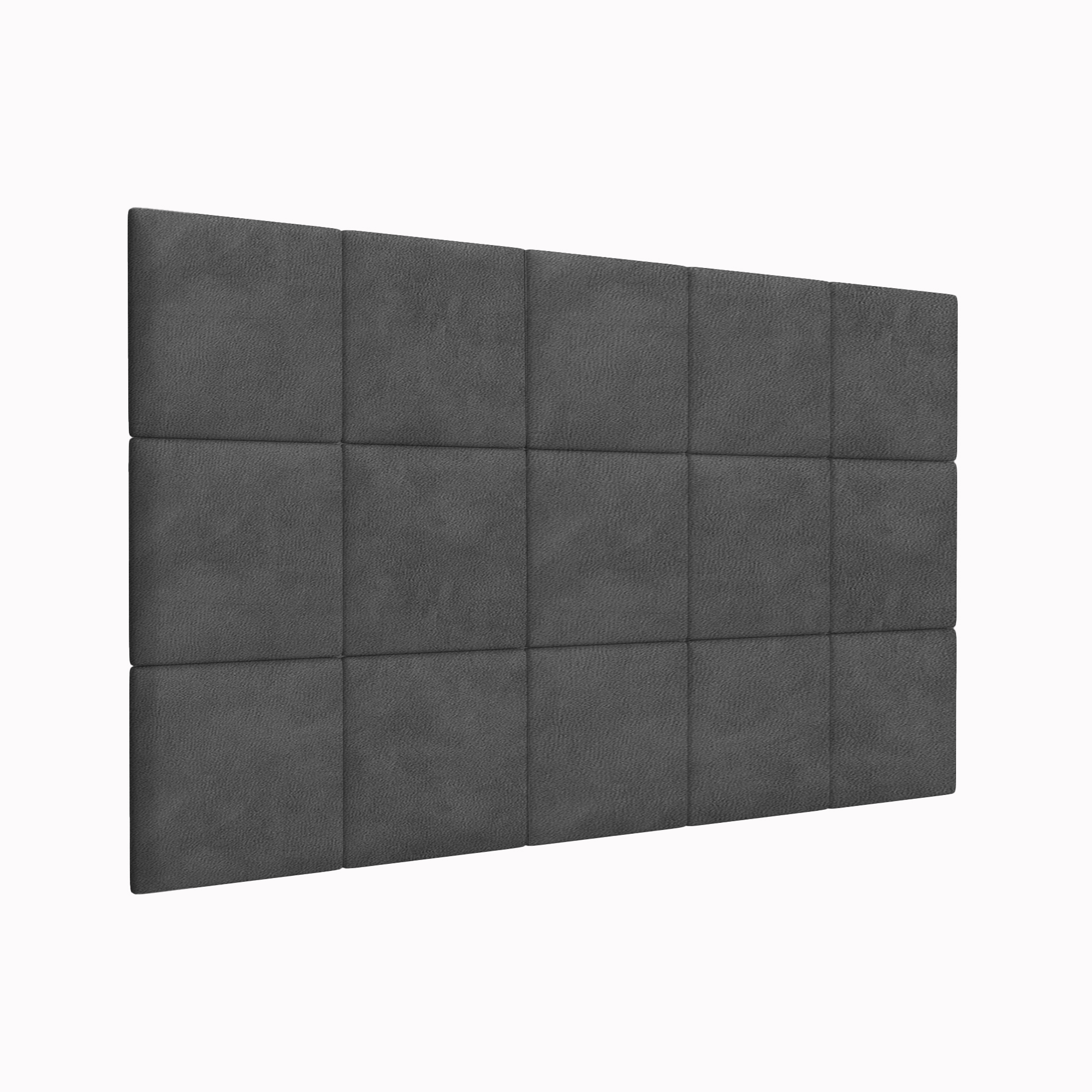 Мягкие стеновые панели Velour Grey 30х30 см 2 шт