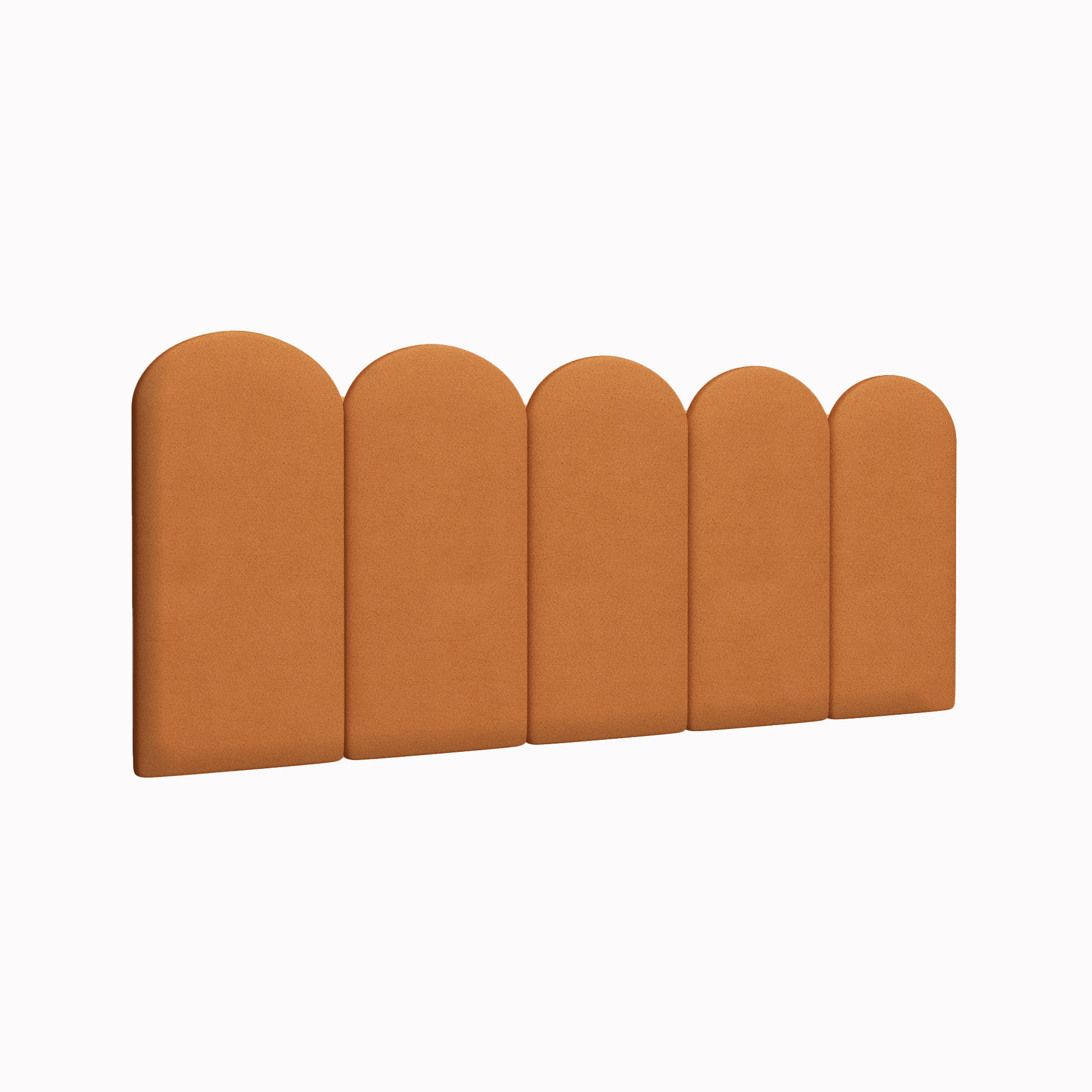 фото Мягкие стеновые панели velour orange 30х60r см 4 шт. tartilla