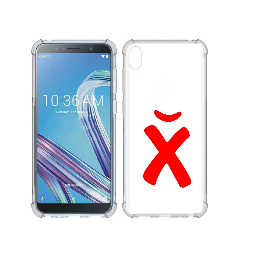 

Чехол MyPads Tocco для Asus ZenFone Max Pro (ZB602KL) абстракция буква х, Прозрачный, Tocco