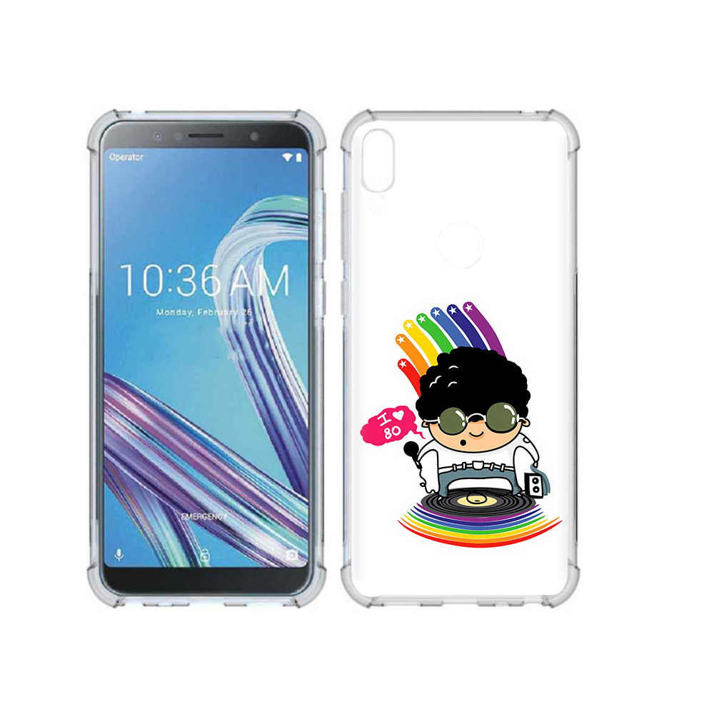 

Чехол MyPads Tocco для Asus ZenFone Max Pro (ZB602KL) Я люблю 80-е, Прозрачный, Tocco