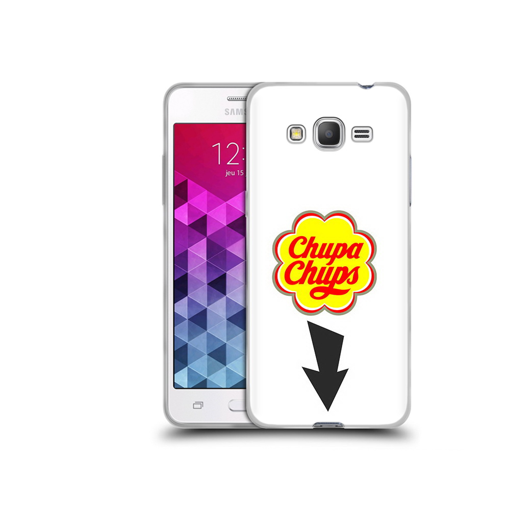 

Чехол MyPads Tocco для Samsung Galaxy Grand Prime чупа чупс, Прозрачный, Tocco