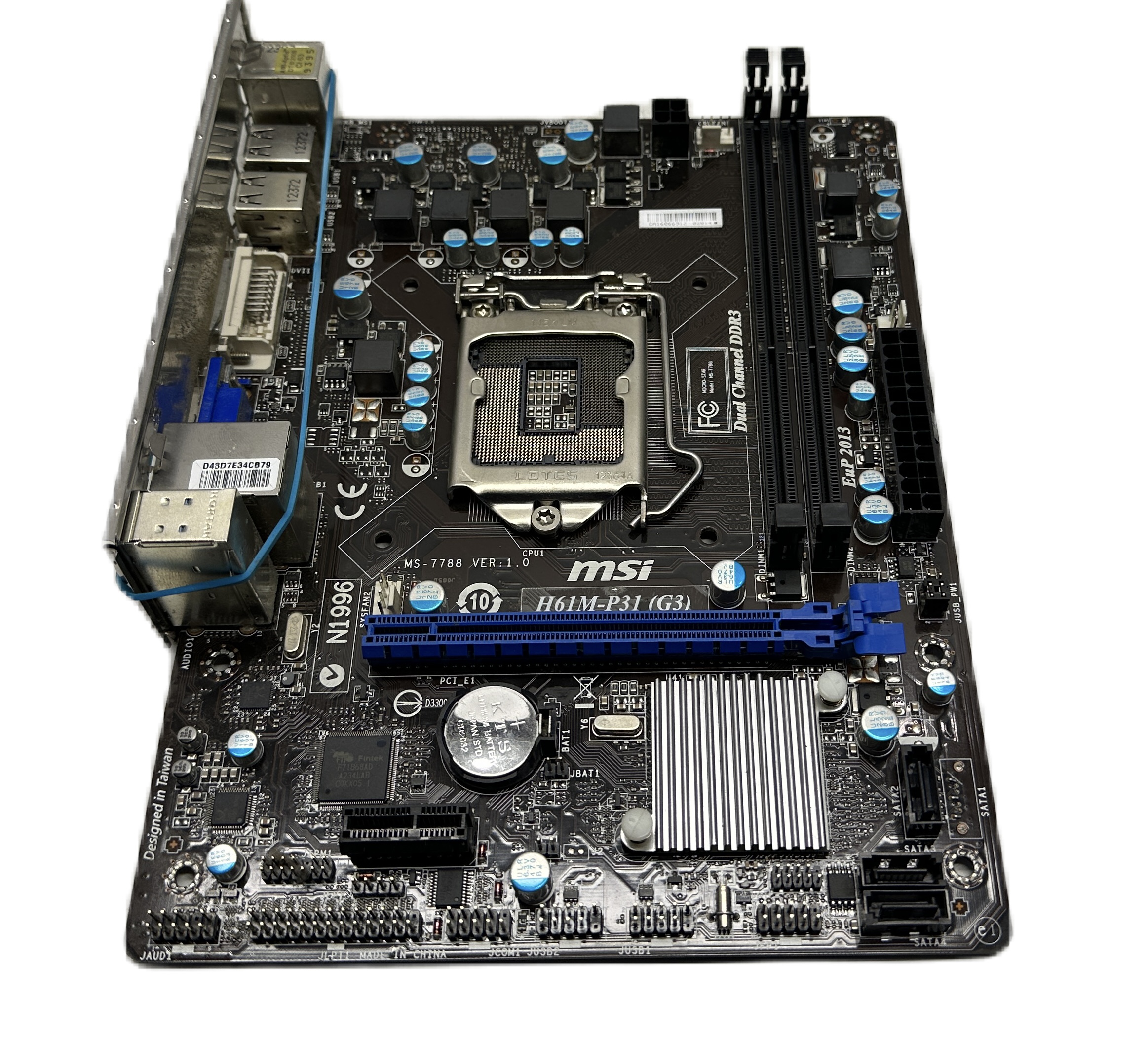 

Материнская плата MSI H61M-P31 (G3) (34cb79), H61M-P31 (G3)