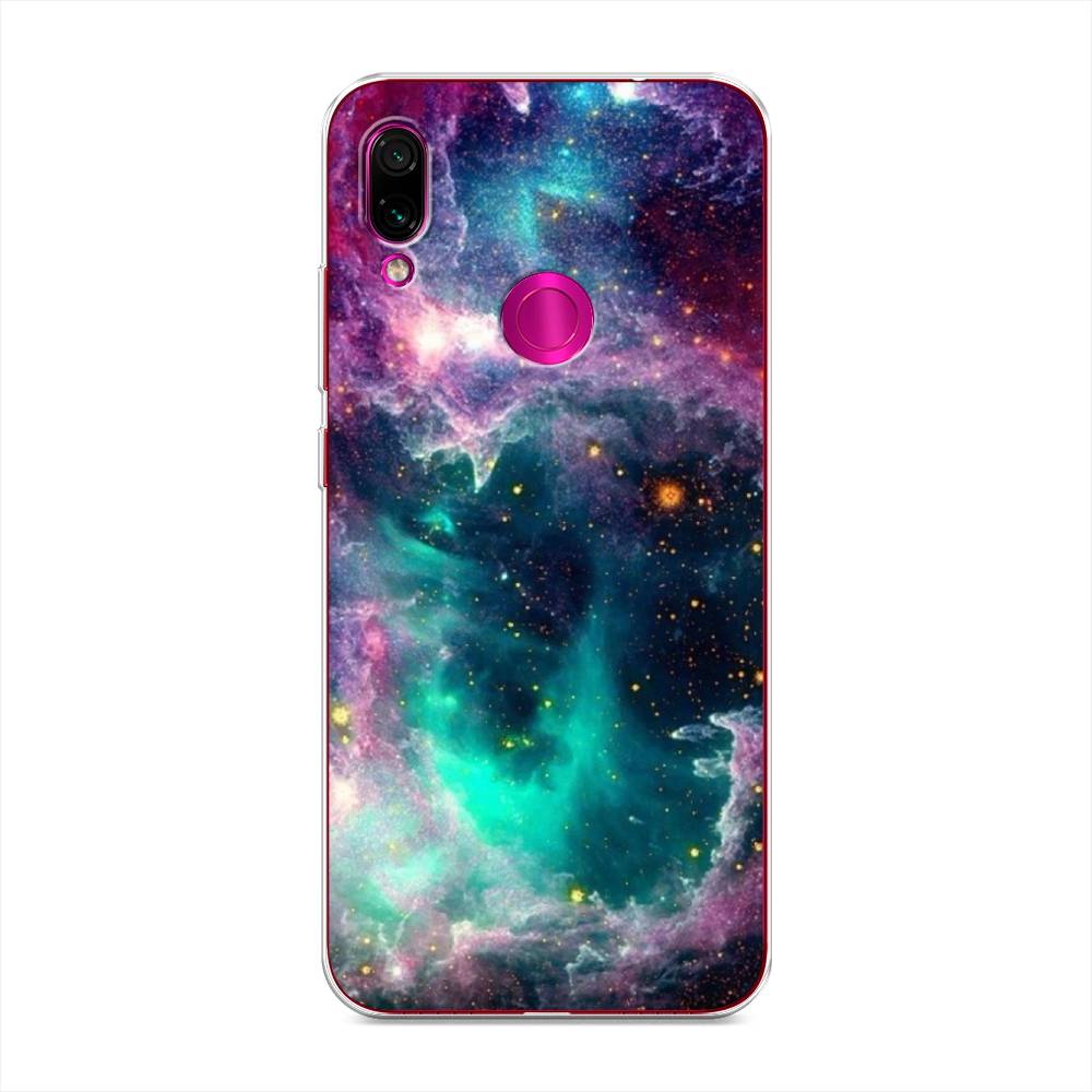 

Чехол на Xiaomi Redmi Note 7 "Звездные облака", Розовый;бежевый, 34750-2
