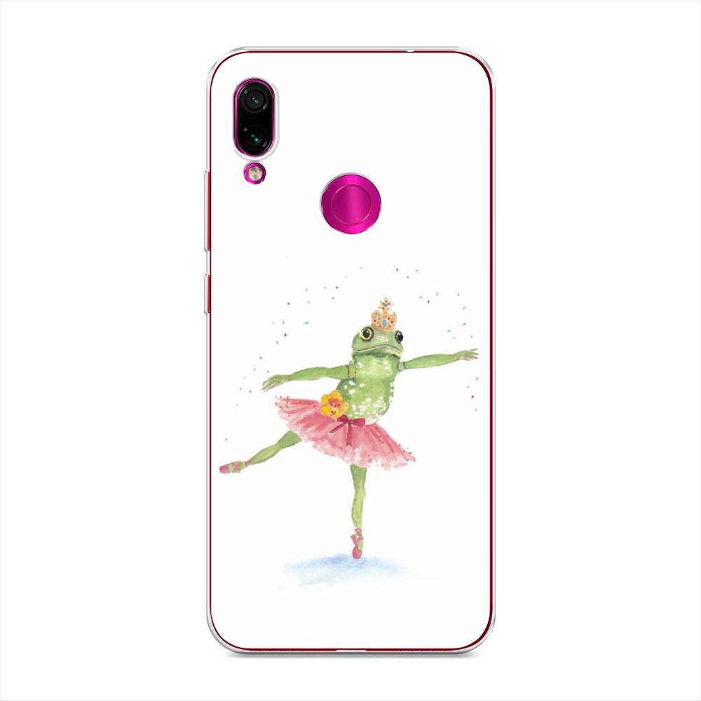 

Чехол на Xiaomi Redmi Note 7 "Лягушка-балерина", Зеленый, 34750-4