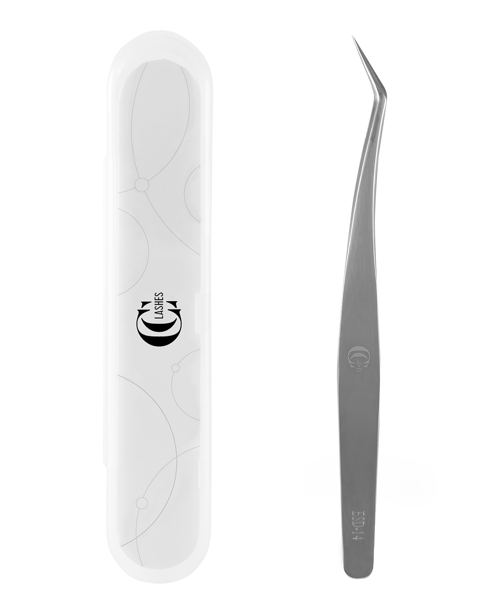 

Пинцет для наращивания ресниц Lucas Cosmetics ESD-14 Steel