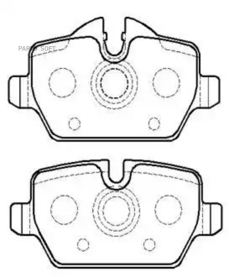 

Колодки Тормозные Дисковые Mini: Cooper 1.6, Cooper D Bmw: E87 HSB HP9693