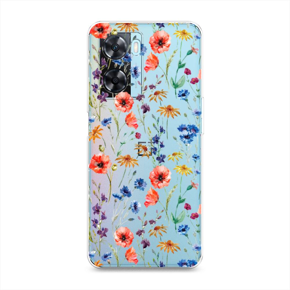 

Чехол Awog для OnePlus Nord N20 SE "Маки и васильки фон", 153450-8