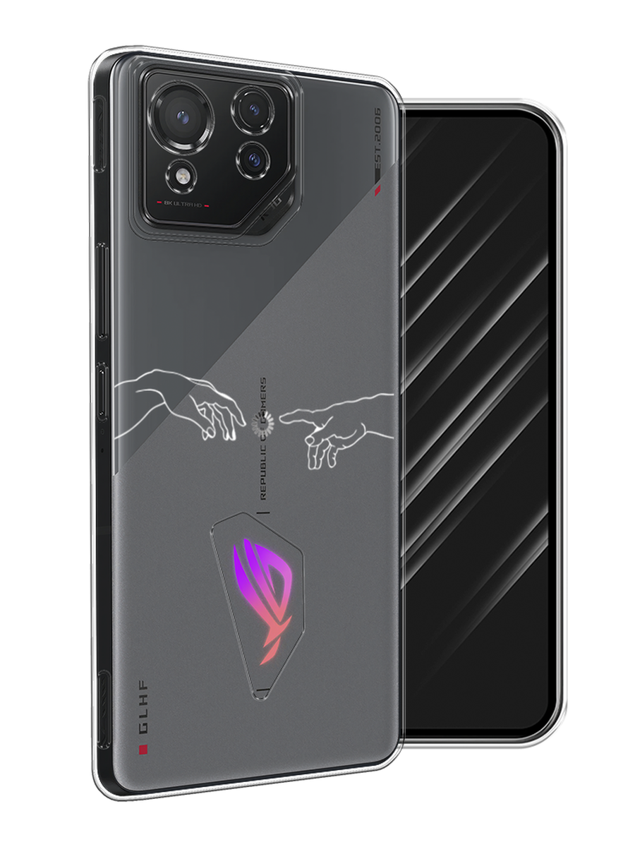 

Чехол Awog на Asus ROG Phone 8 "Загрузка творения", Белый;серый;прозрачный, 45150-1