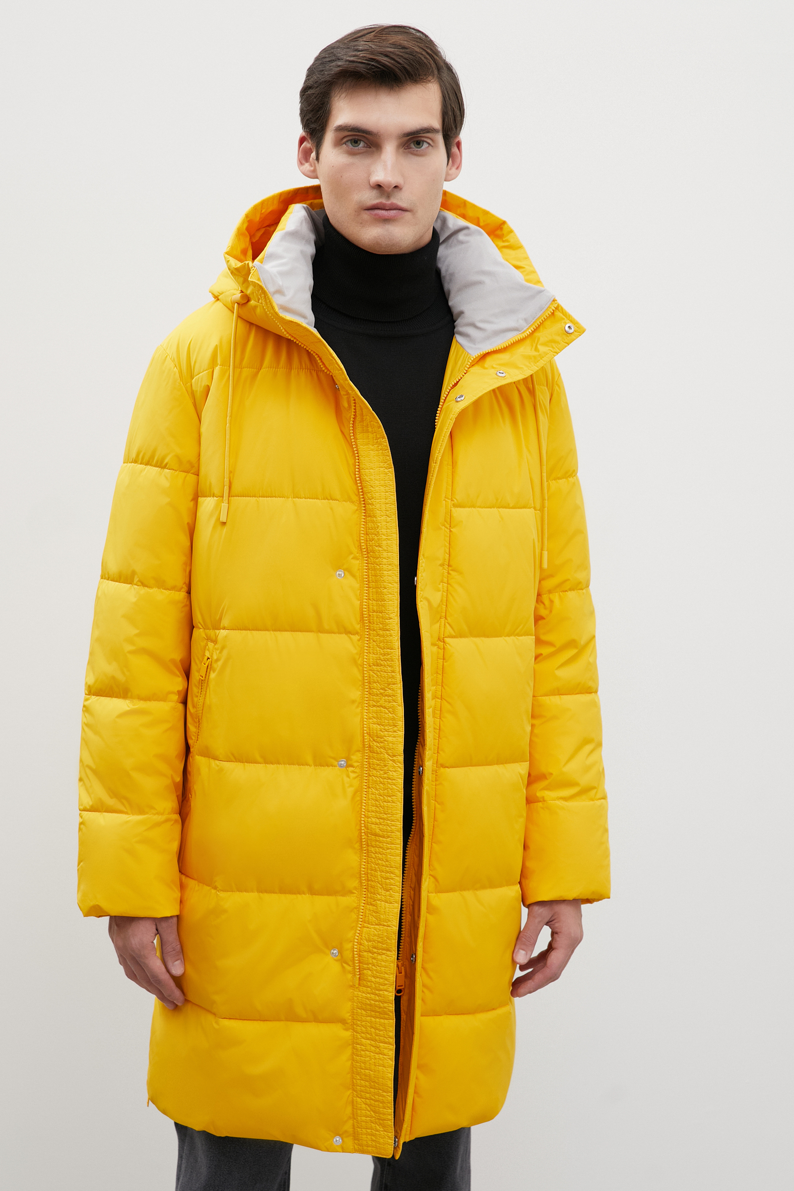 

Куртка мужская Finn Flare FWC21005 желтая XL, Желтый, FWC21005