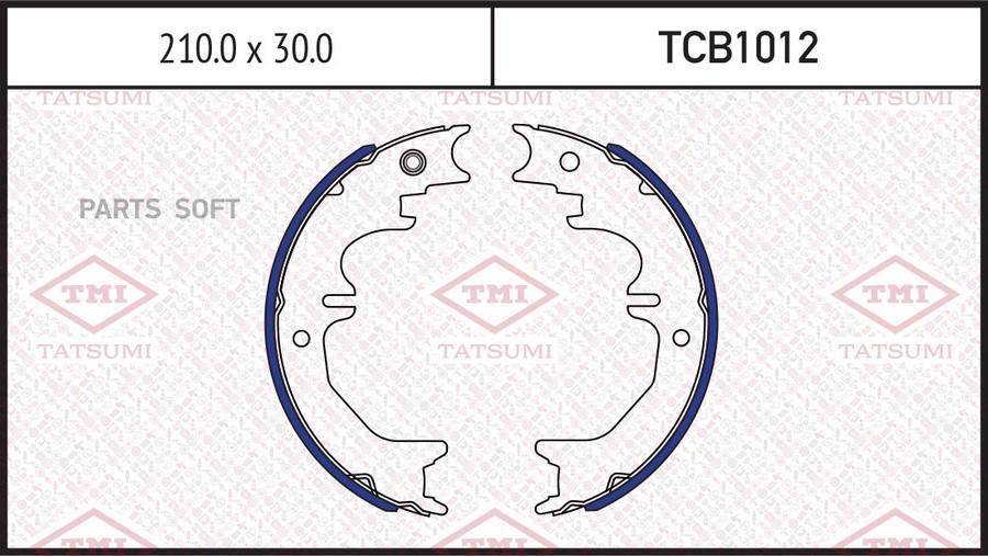 

Колодки тормозные Tatsumi барабанные TCB1012