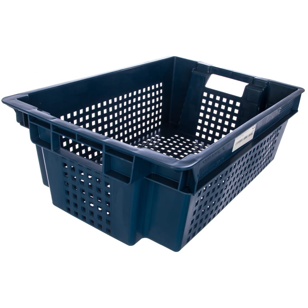 

Ящик п/э 600х400х200, синий, вес 1,4 кг Тара.ру 00341