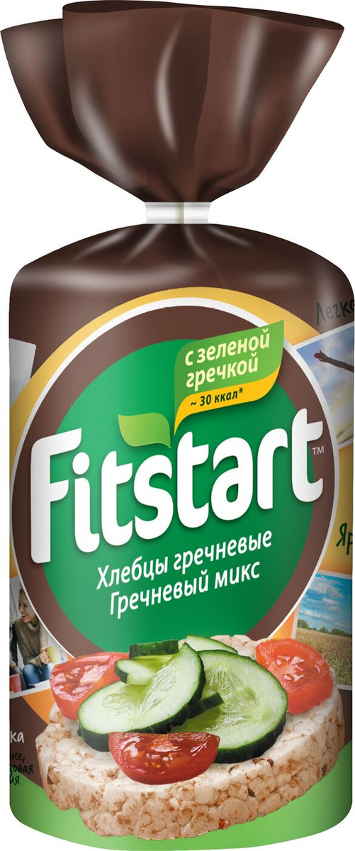 Хлебцы FITSTART гречневые Гречневый микс 90г