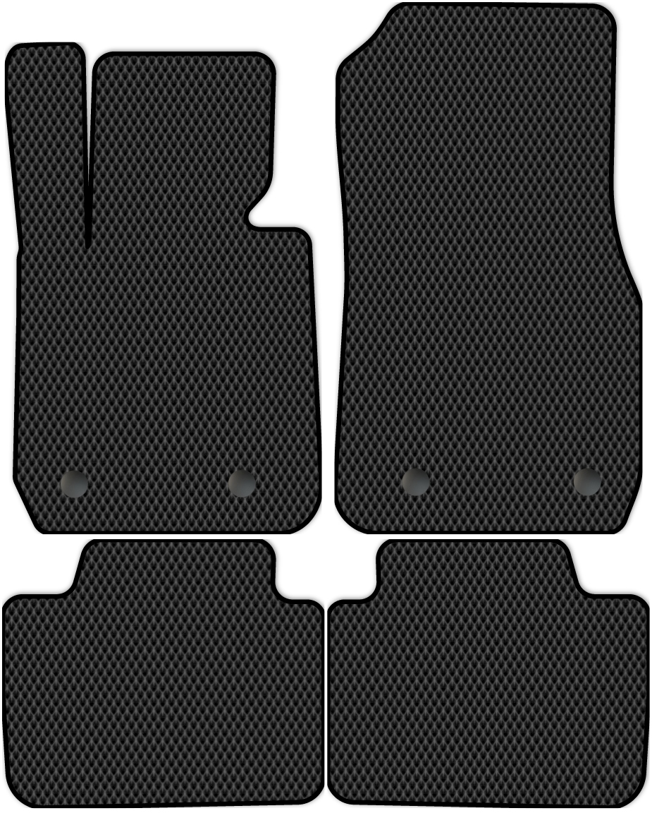 

Коврики ЭВА в салон для BMW 3-Series 5, 6 2011 - 2019, 4 шт. черный, 1317-S4YL-H