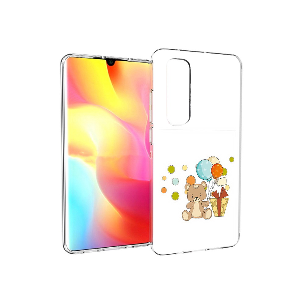 

Чехол MyPads Tocco для Xiaomi Mi Note 10 Lite медвеженок с подарком (PT149714.254.470), Прозрачный, Tocco