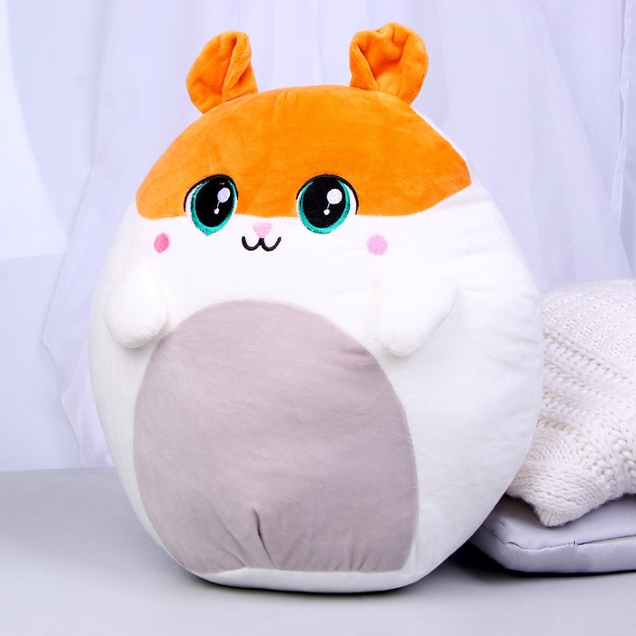 

Мягкая игрушка "Хомяк", Белый