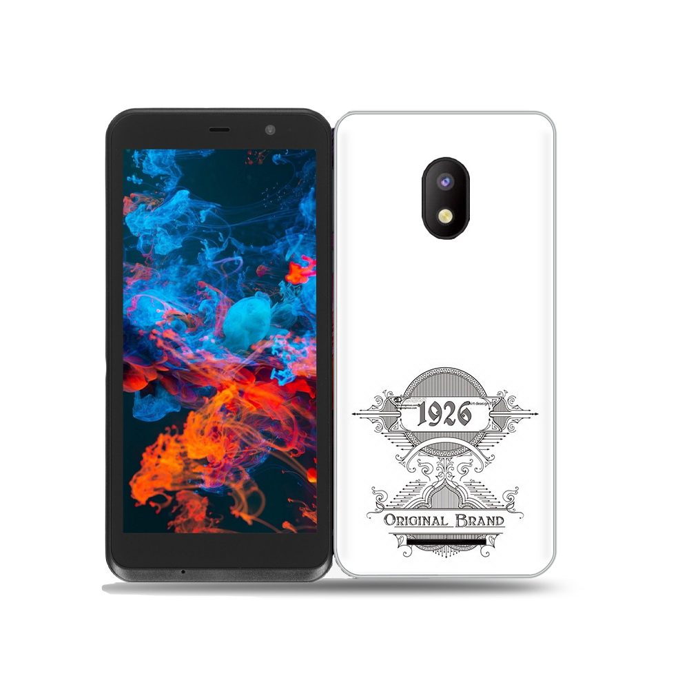 

Чехол MyPads Tocco для BQ 5045L Wallet логотип черно белый, Прозрачный, Tocco