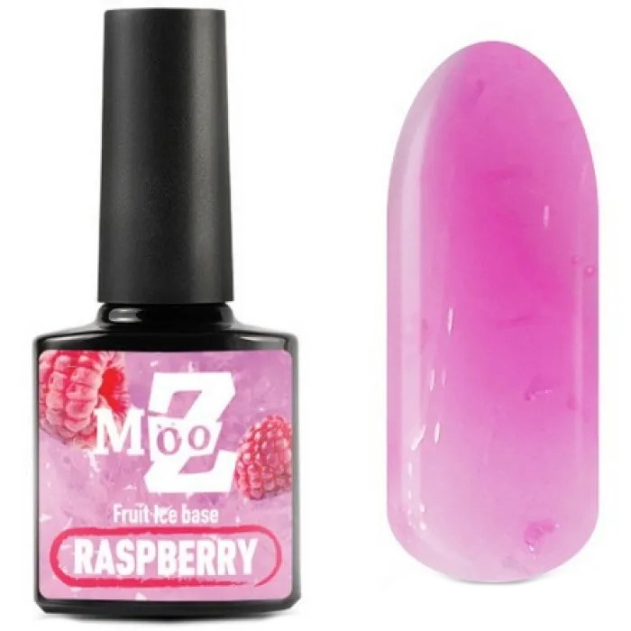 

Гель лак для ногтей MOOZ Fruit Ice шеллак для маникюра и педикюра base Raspberry 9 мл