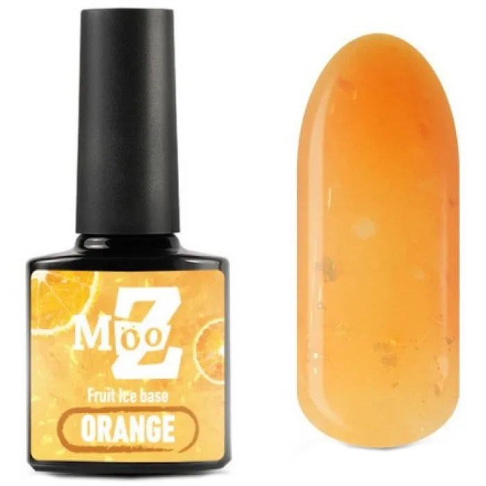 

Гель лак для ногтей MOOZ Fruit Ice шеллак для маникюра плотный base Orange 9 мл